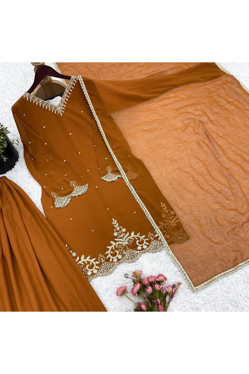 كرتي شراة ودوباتا من جورجيت المزيف - HRT5204 - S - Image 4